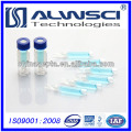 2014 250ul glass vial Insert with poly spring for 1.5-2ml 9-425 hplc glass vial